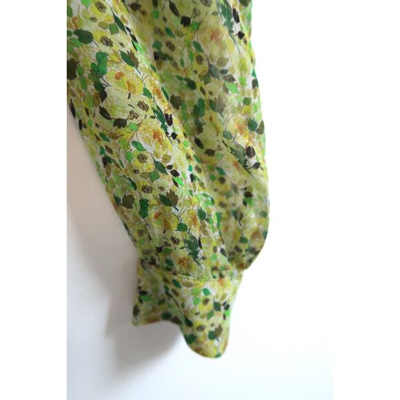 FAVORITE DAUGHTER Lover Floral Chiffon Wrap Crop Top Neiman Marcus S $188 - Picture 8 of 14